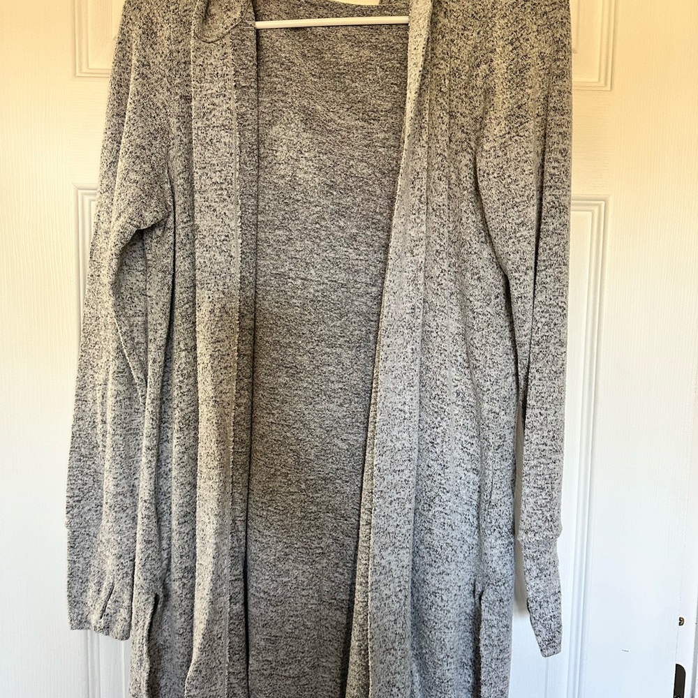 Cozy Gray Women's Cardigan